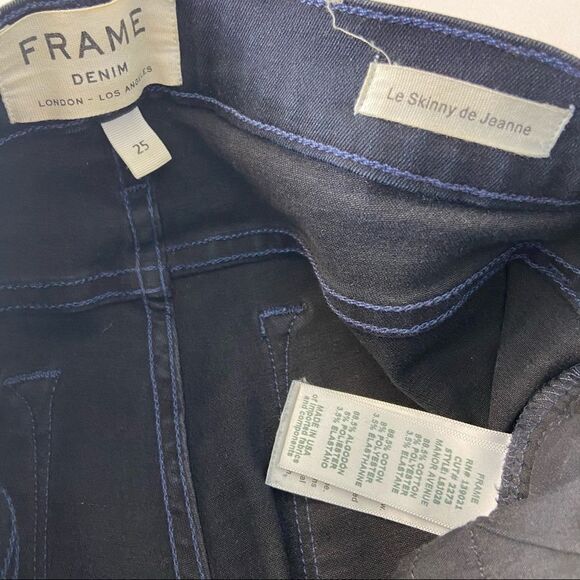 Frame Le Skinny de Jeanne manor avenue dark jeans - Picture 5 of 6
